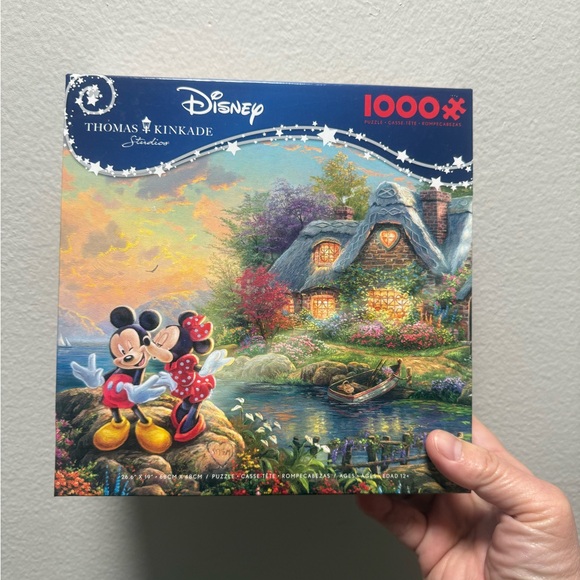 Disney Other - Thomas Kinkade Disney Mickey Minnie 1000 puzzle